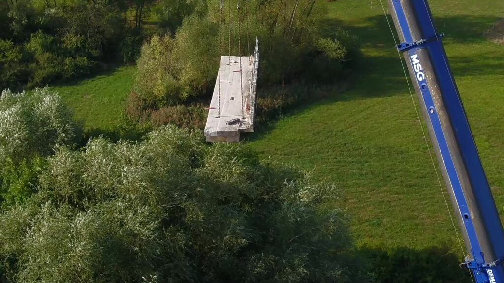 Le pont de Mutterbach déconstruit