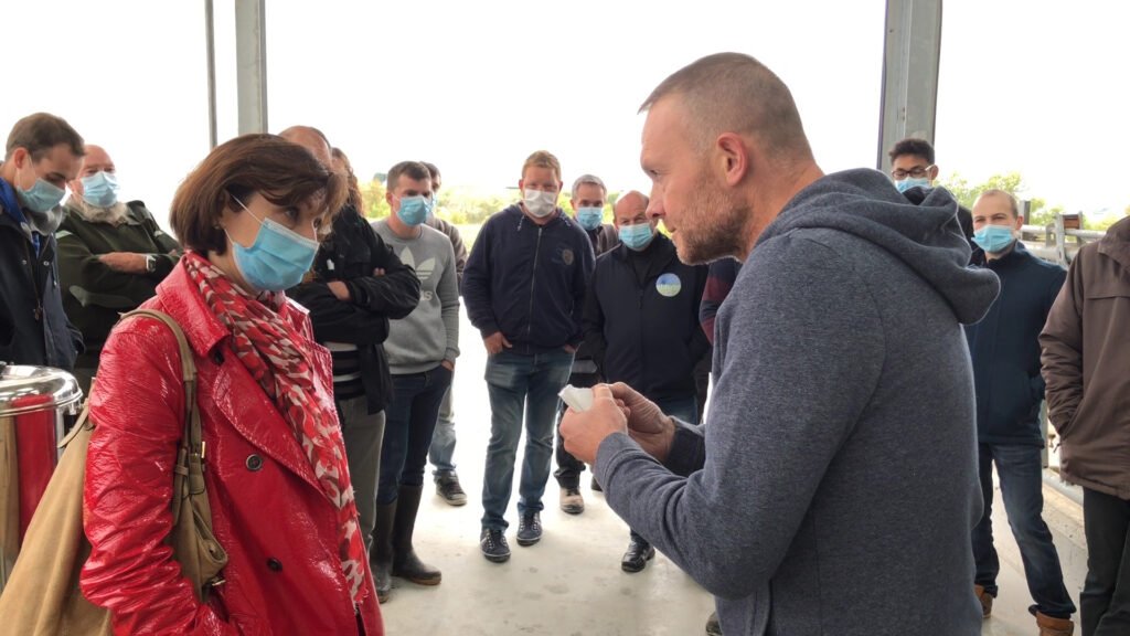 La députée a rencontré des agriculteurs en colère