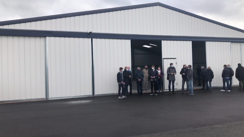 Hangar inauguré au club aéronautique