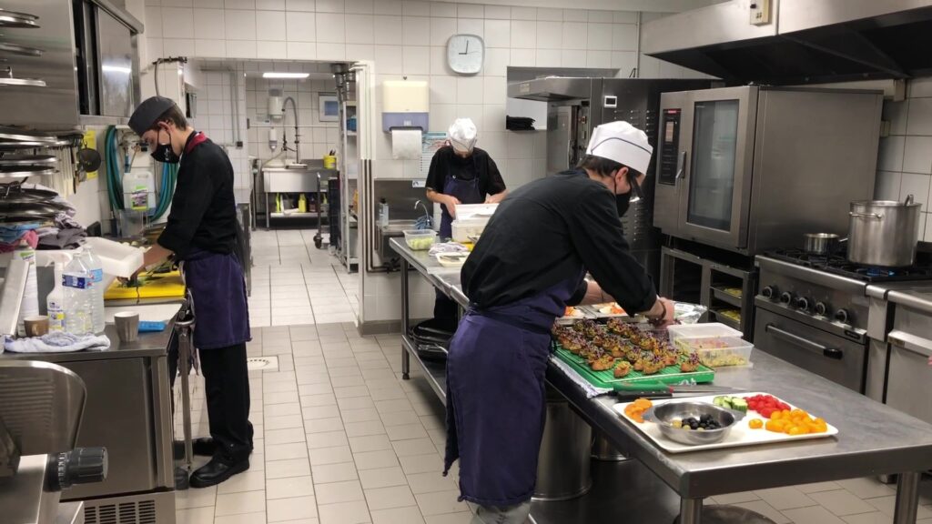 Les traiteurs en plein rush de Noël