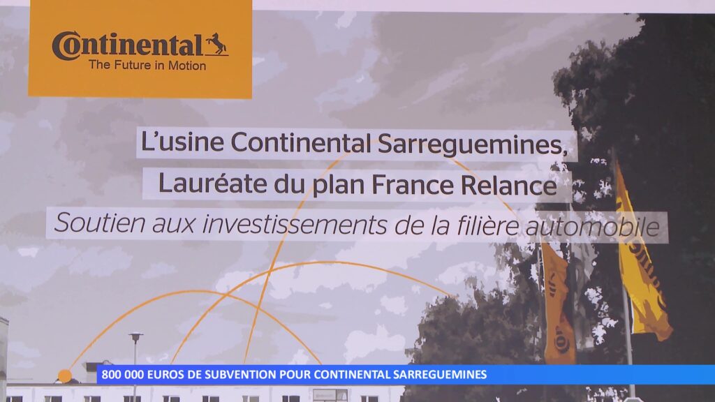 800 000 euros de subvention pour Continental Sarreguemines