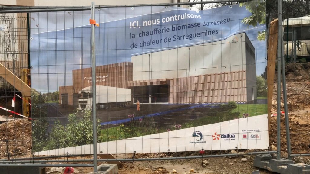 À Sarreguemines, un important réseau de chauffage est en construction