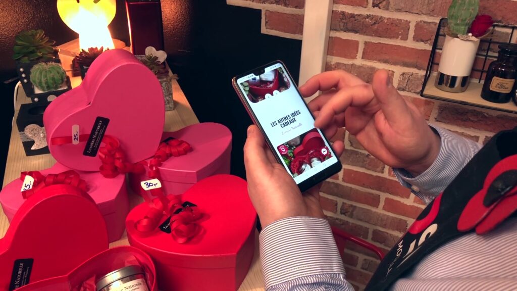 Une vitrine numérique pour la Saint-Valentin