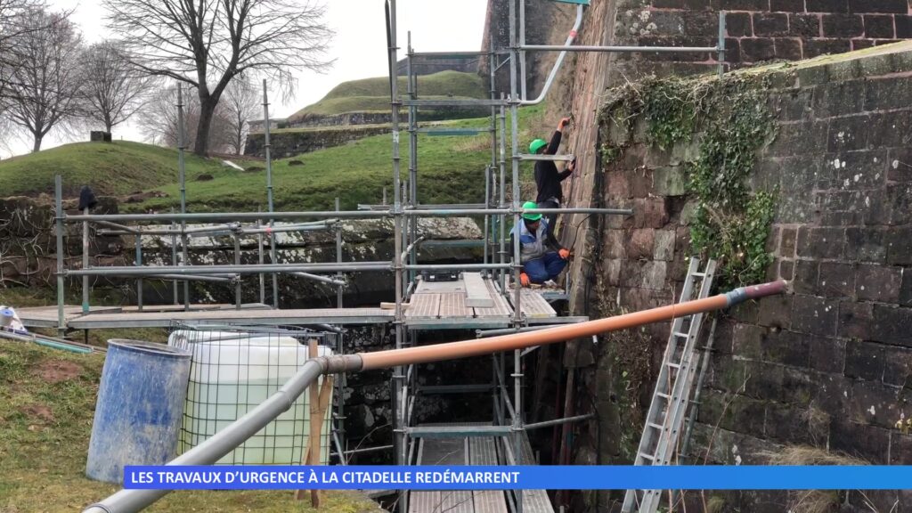 Les travaux d’urgence à la Citadelle redémarrent