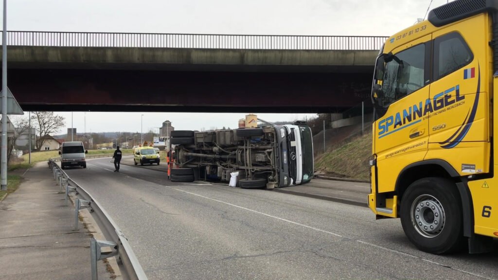 Le chauffeur du camion était trop optimiste