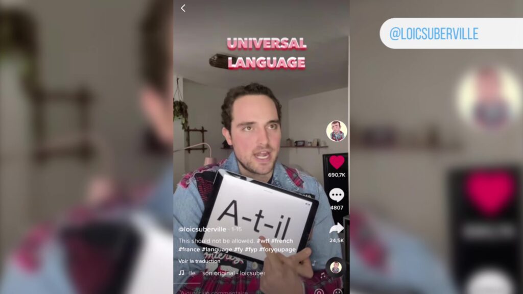 Vu sur le web – les comptes Tik Tok