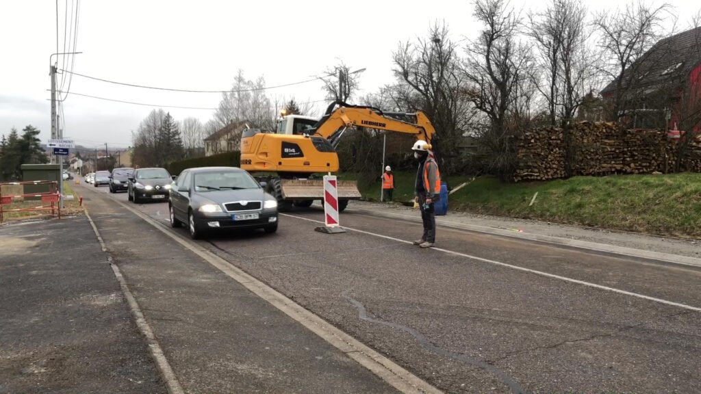 Des travaux à Ippling pour sécuriser l’entrée du village