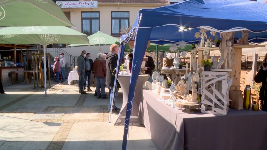 Belle affluence au marché du terroir gourmand organisé à Zetting