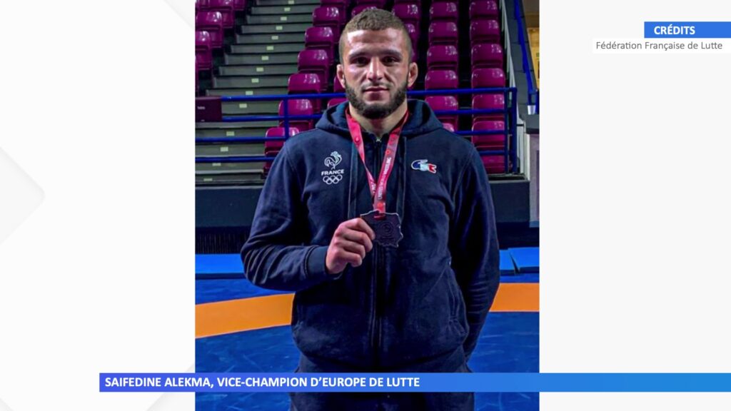 Saifedine Alekma, vice-champion d’Europe de lutte