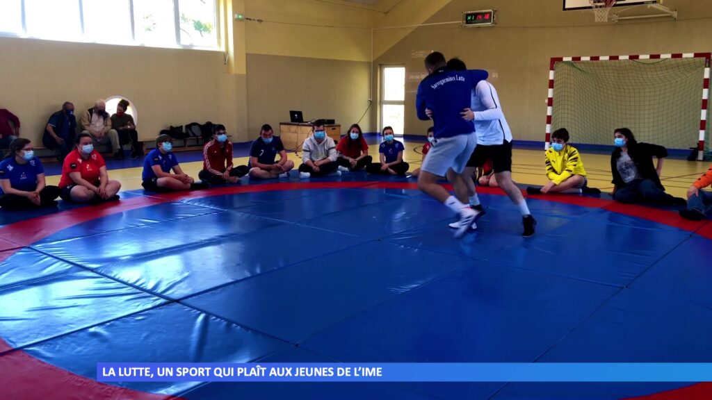 La lutte, un sport qui plaît aux jeunes de l’IME