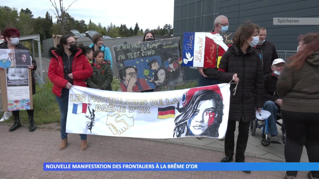 Nouvelle manifestation des frontaliers à la Brême d’Or