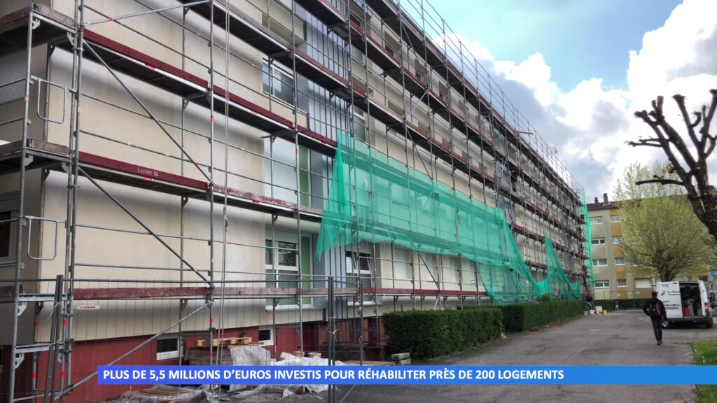 Près de 5,5 millions d’euros investis pour réhabiliter près de 200 logements