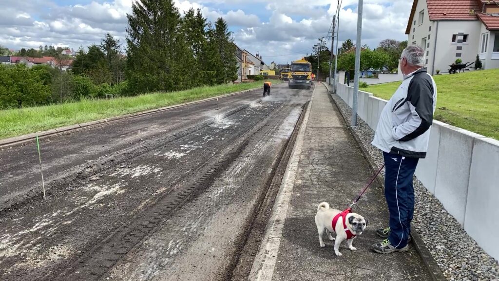 840 m de chaussée neuve pour les habitants d’Etting