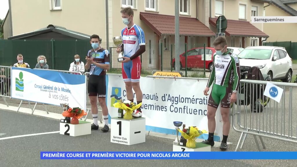 Première course et première victoire pour Nicolas Arcade