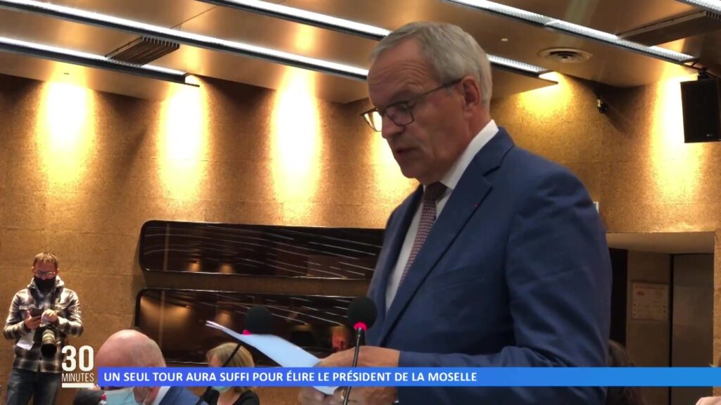Patrick Weiten réélu président du Conseil Départemental de la Moselle