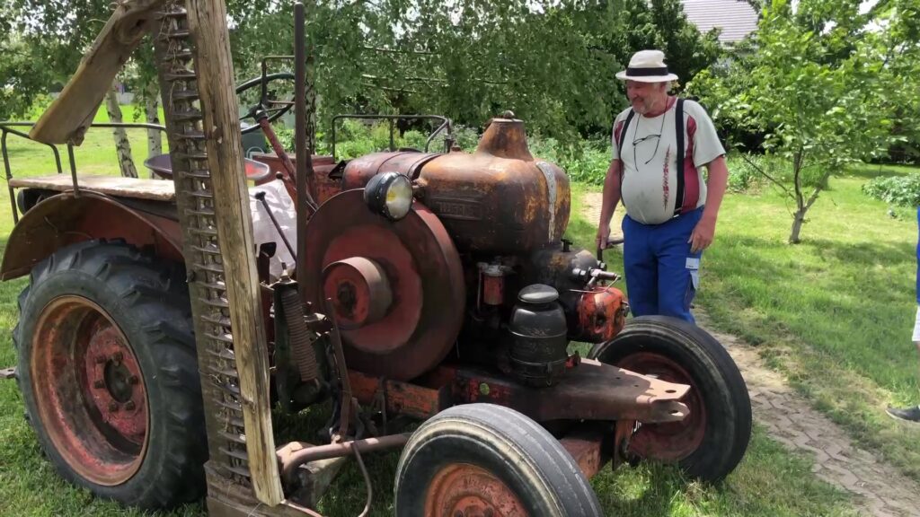 Roland et son tracteur Allgaier de 1951