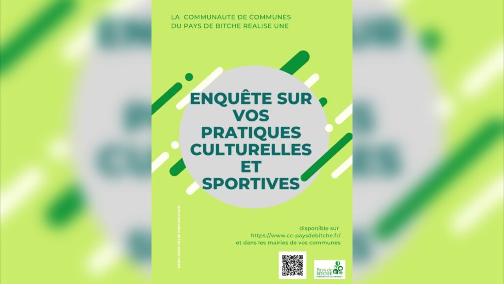 La CCPB lance une enquête publique sur les pratiques culturelles et sportives de ses habitants