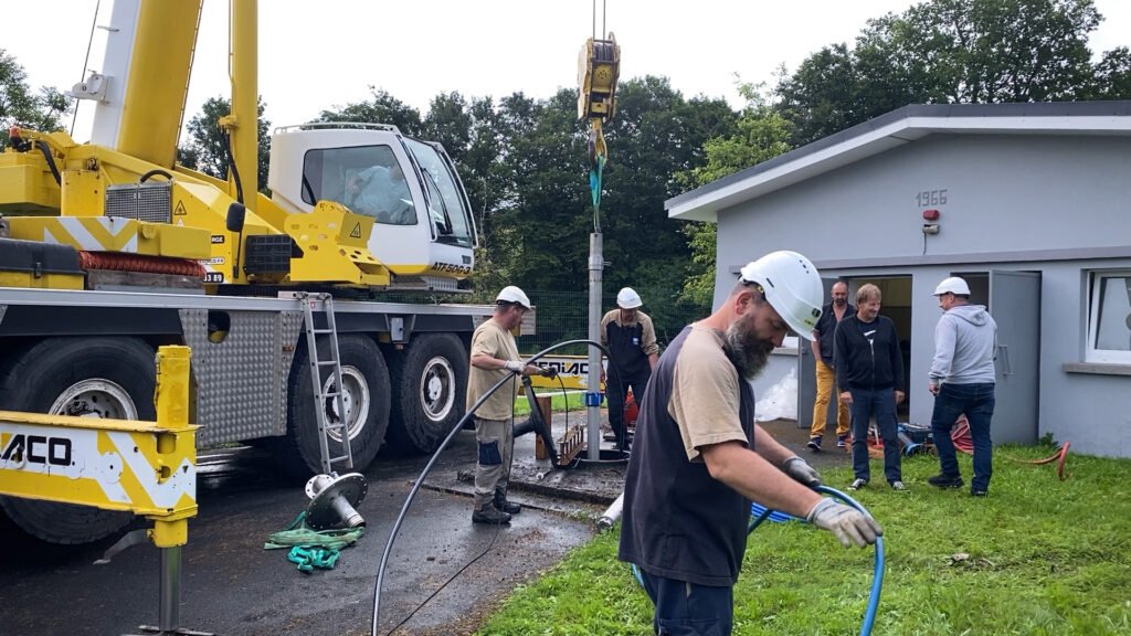 Pallier le risque de manque d’eau potable à Etting et à Kalhausen