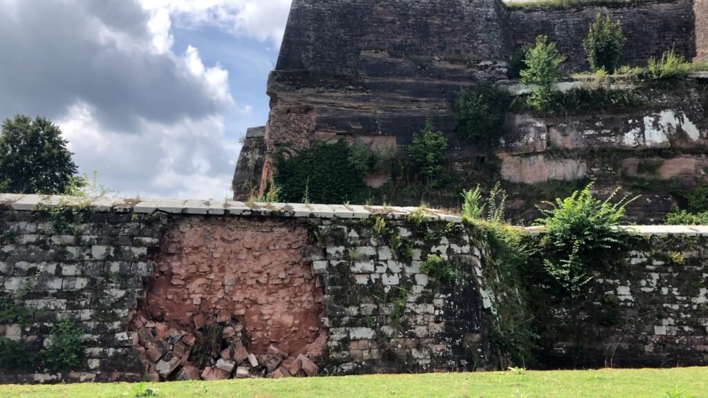 Deux éboulements à la Citadelle de Bitche