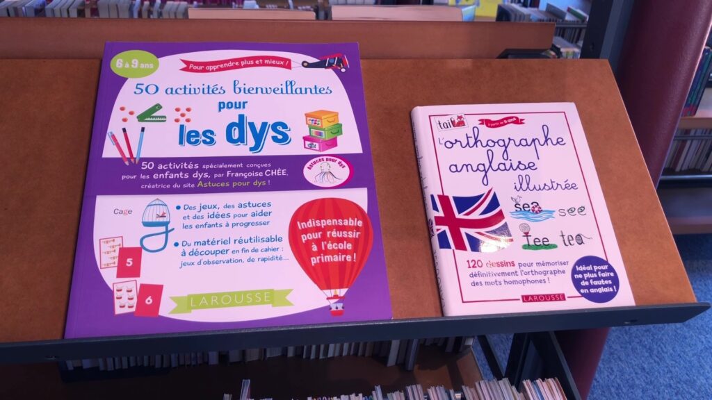 Des livres adaptés pour les enfants Dys