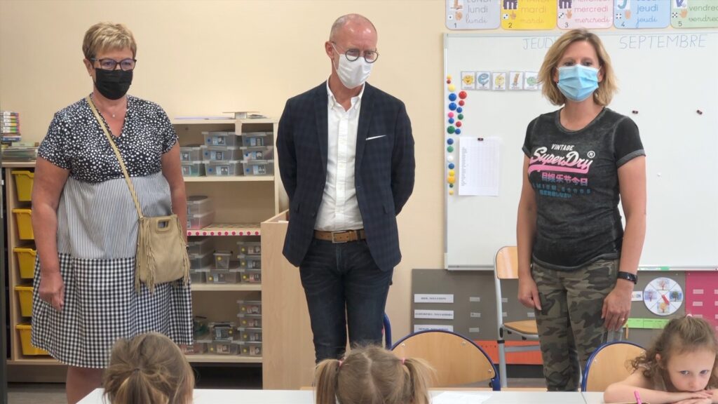 Le maire a visité des écoles de Sarreguemines