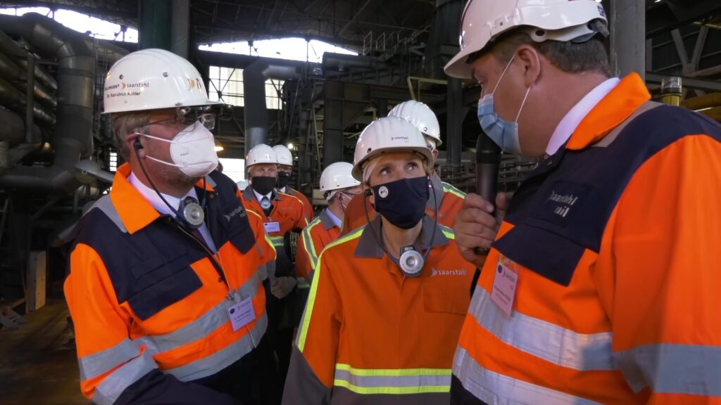 La ministre Agnès Pannier-Runacher en reconquête industrielle à Hayange