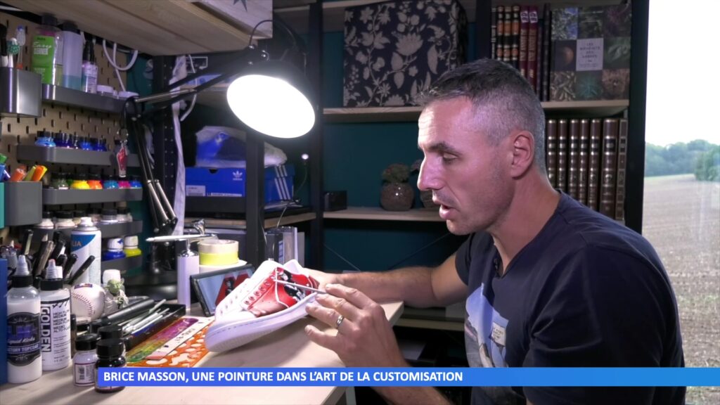 Brice Masson, une pointure dans l'art de la customisation