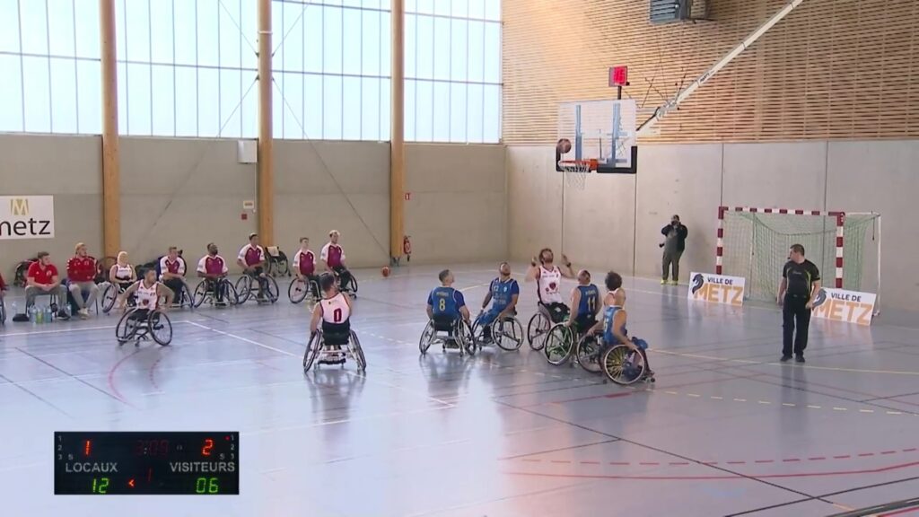 Handibasket : Les Red Dragon’s de Metz ont battu Hyères