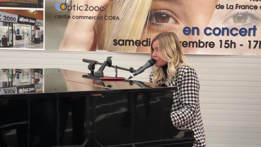 Lisa Dann chante pour la première fois à Sarreguemines