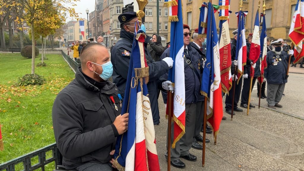 Deux champions invités par les porte-drapeaux à Sarreguemines