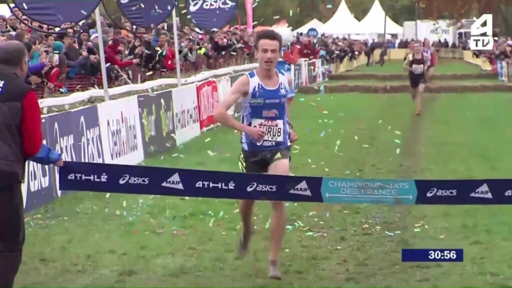 Yann Schrub, champion de France du cross long