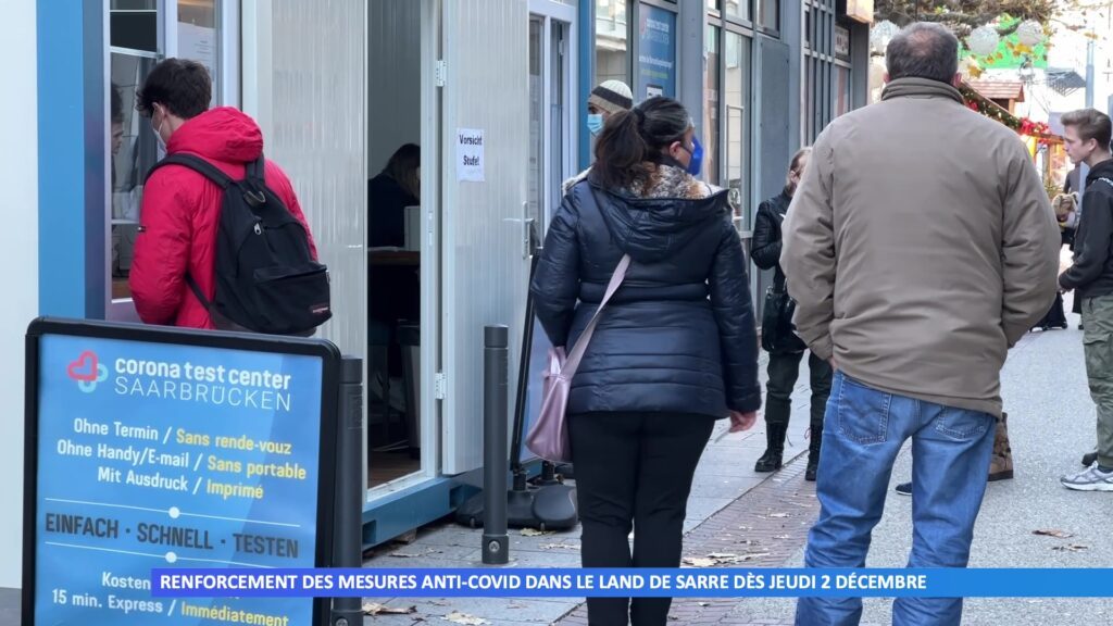 Renforcement des mesures anti-covid dans le Land de Sarre