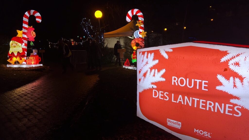 Le parc du Stadtweiher aux couleurs de Noël