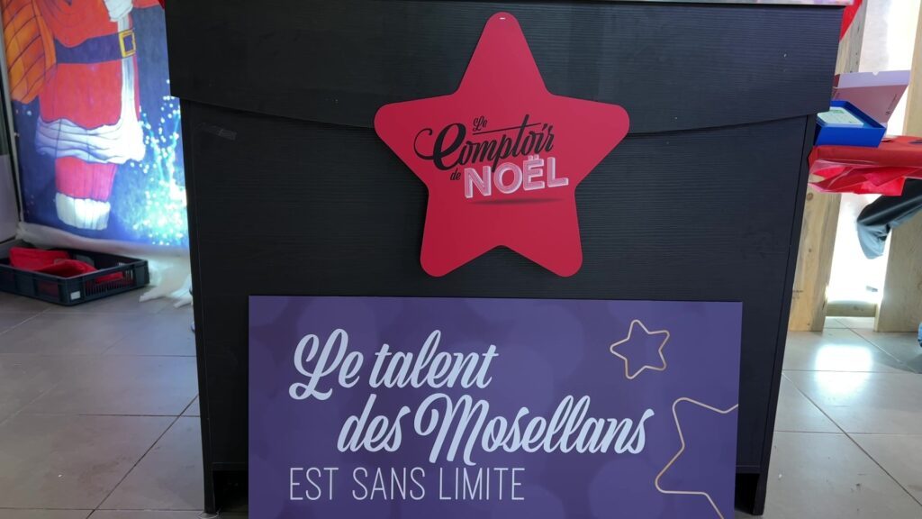 Au Carré Louvain de Sarreguemines, le comptoir de Noël a ouvert