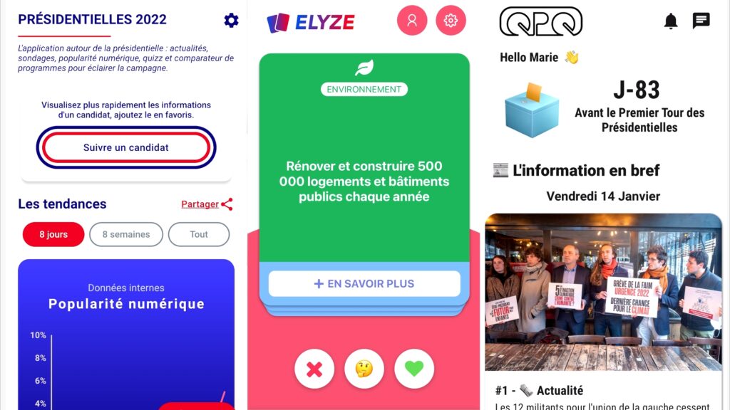 Présidentielle 2022 : des applis pour tout comprendre