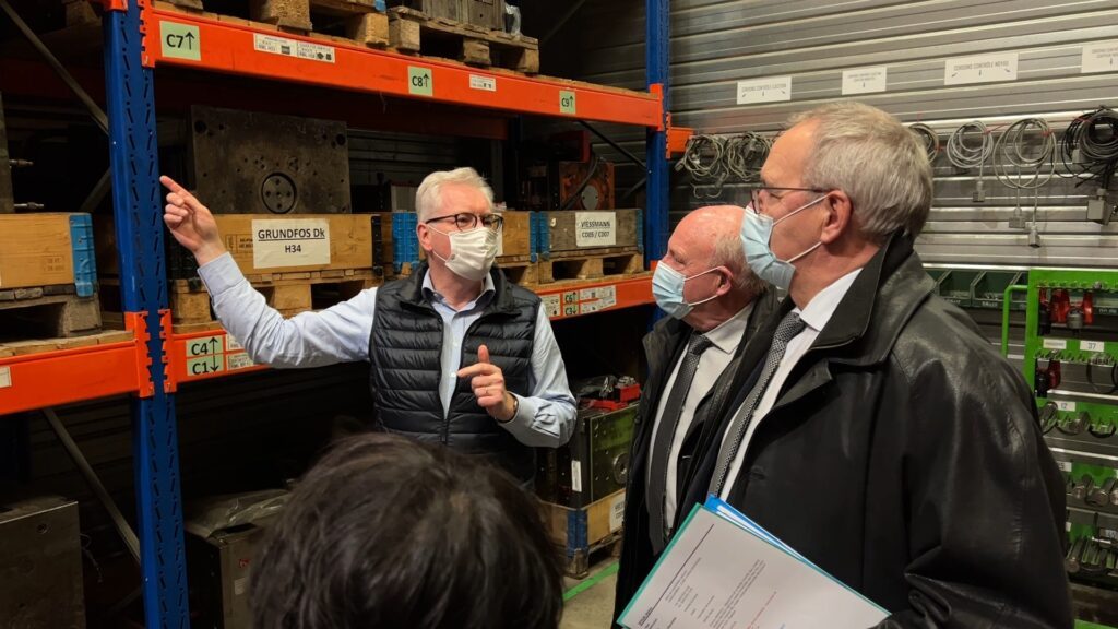 Patrick Weiten visite l’usine Sarplast