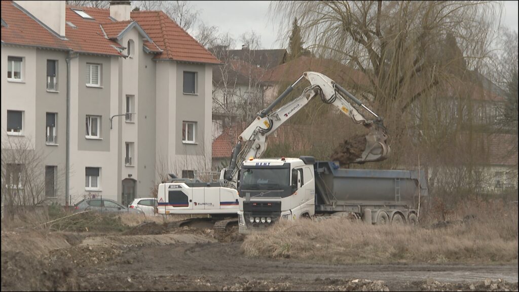 Le chantier du Bliespark a commencé