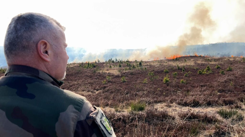 Une séance de tir provoque un incendie au camp de Bitche