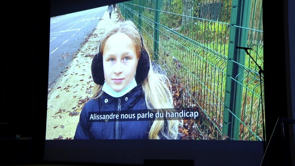 Projection du film sur la semaine du handicap à l’école de Sarralbe