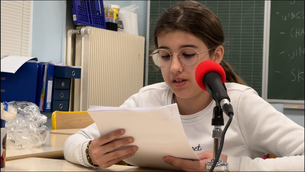 Des écoliers de Rohrbach ont enregistré une émission de radio sur l’écologie