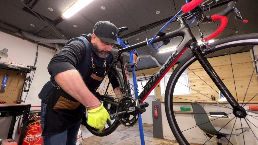 Un nouvel atelier de réparation de vélo à Hanviller