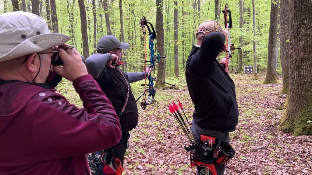 Les archers investissent la forêt du Buchholz