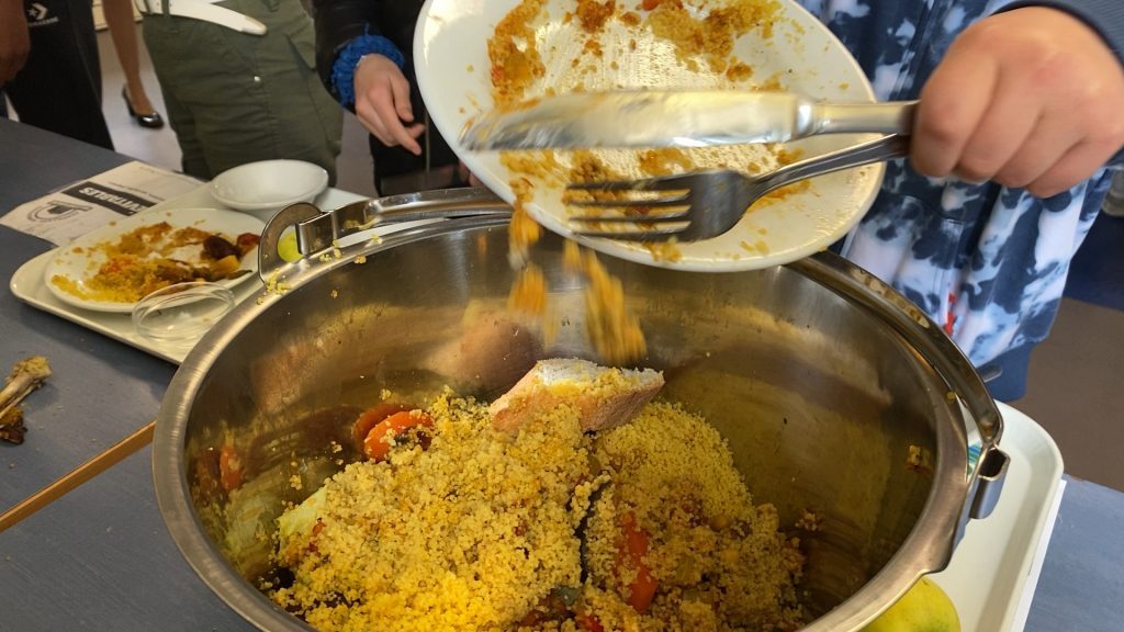 Opération anti-gaspillage à la cantine