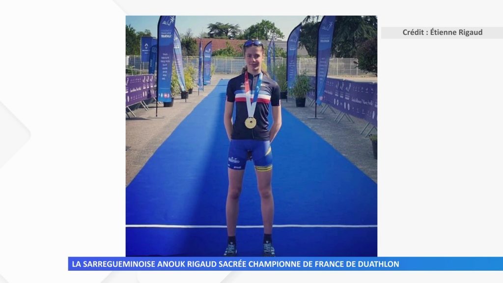 La Sarregueminoise Anouk Rigaud sacrée championne de France de duathlon