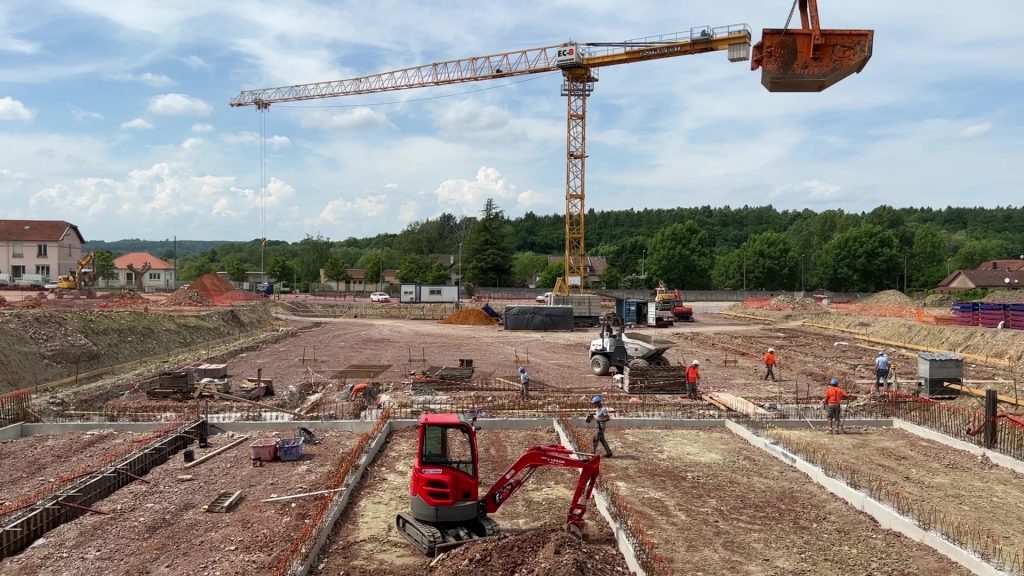 Le chantier du Bliespark a trouvé son rythme de croisière