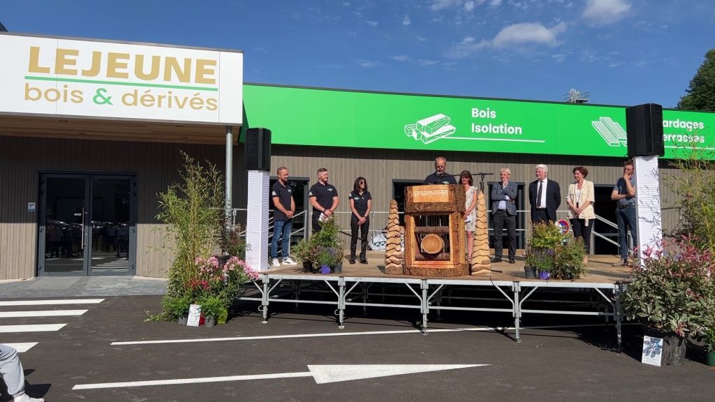 La scierie Lejeune fête ses 150 ans et s’offre un tout nouveau magasin