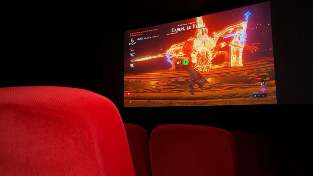 Jouer aux jeux vidéo sur écran géant aux Cinémas Forum