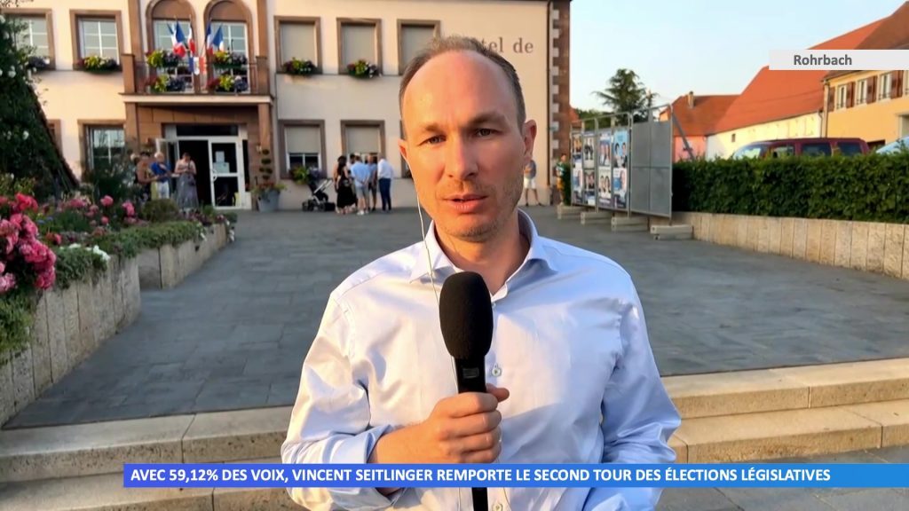 Avec 59,12% des voix, Vincent Seitlinger remporte le second tour des élections législatives