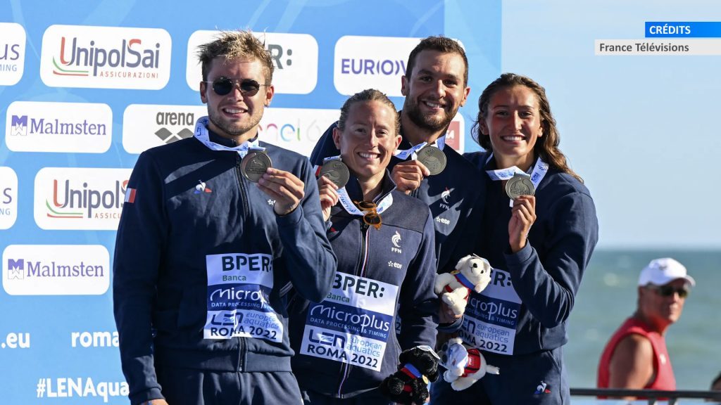 Euro de natation : une médaille de bronze pour Aurélie Muller en relais mixte