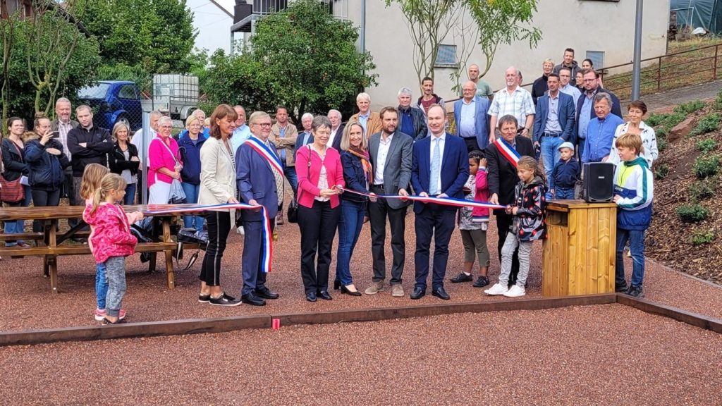 Inauguration de l’aire de jeux intergénérationnelle de Rolbing